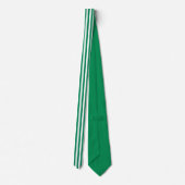 Col cravate rayé vert et blanc (Dos)