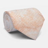 Col cravate rose pâle en marbre tourbillonnant (Roulé)