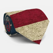 Col cravate rustique patriotique drapeau américain (Roulé)