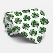 Col cravate St. Patrick's Clover pour hommes (Roulé)
