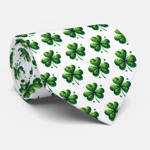 Col cravate St. Patrick's Clover pour hommes