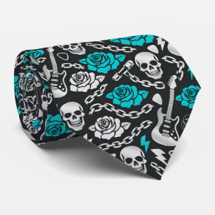 Col cravate Teal Rose Rockwave