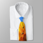 Col cravate tournesol jaune (Attaché)