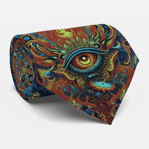 Col cravate Visionnaire Œil Flamboyant Art Spiritu