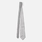 Col cravate Wonderland motif classique (Dos)