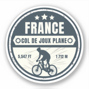 Col de Joux Plane Franse Alpen fietstoerisme Sticker