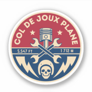 Col de Joux Plane Franse Alpen motortour Sticker
