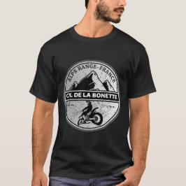 Col de la Bonette Franse Alpes motorfiets tour T-shirt