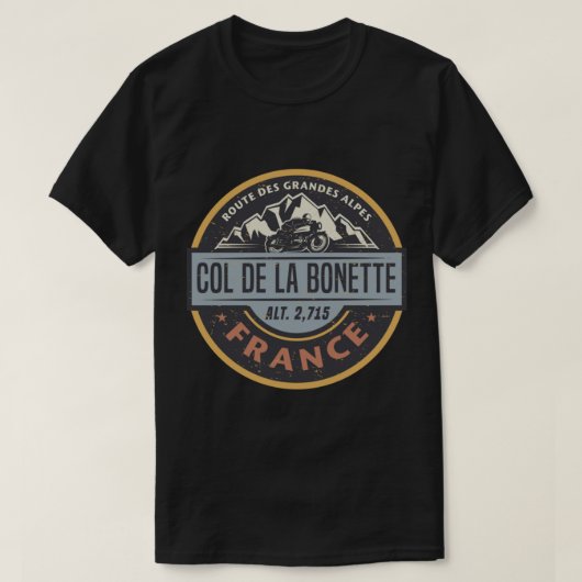 Col de la Bonette, T-shirt de France Classic (Design devant)
