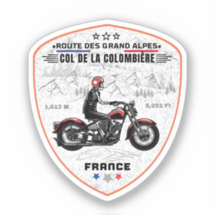 Col de la Colombière, Franse Alpen Sticker