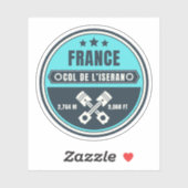 Col de l'Iseran Franse Alpes motorfiets tour Sticker (Vel)