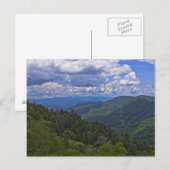Col de Newfound, carte postale des Great Smoky Mou (Devant / Derrière)