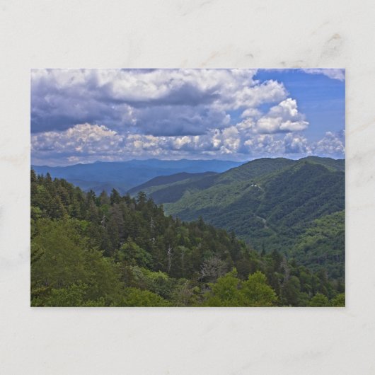 Col de Newfound, carte postale des Great Smoky Mou (Devant)