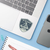 Col de Turini, Alpes-Maritimes Sticker (Laptop met iPhone)