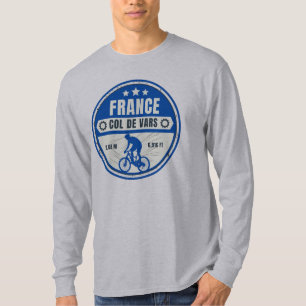 Col de Vars Franse Alpes fietstocht T-shirt
