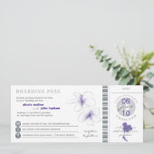 Col d'embarquement en Thaïlande Faire-part de mari (Debout devant)