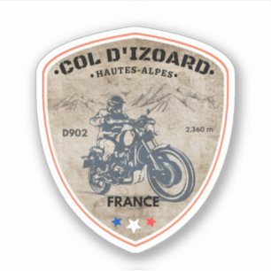 Col d'Izoard D 902 Massif du Queyras Sticker
