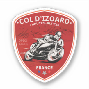Col d'Izoard D 902 Massif du Queyras Sticker