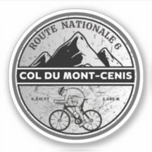 Col du Mont Cenis Frans massief Alpine fiets 