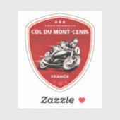 Col du Mont Cenis Franse massief alpine motorfiets Sticker (Vel)