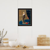 "Cola Abrigo" Art Deco Afdruk van Chilton Longley Poster (Keuken)