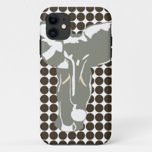 Cola Safari Dot met Pop Art Elephant iPhone 11 Hoesje