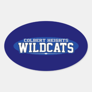 Colbert Heights High School; Wildkatten Ovale Sticker