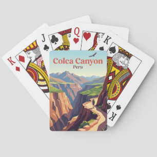 Colca Canyon Peru Pokerkaarten