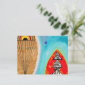 Cold, 1929 by Wassily Kandinsky Briefkaart (Staand voorkant)