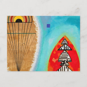 Cold, 1929 by Wassily Kandinsky Briefkaart