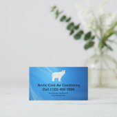 Cold Air Conditioning Service Visitekaartje (Staand voorkant)