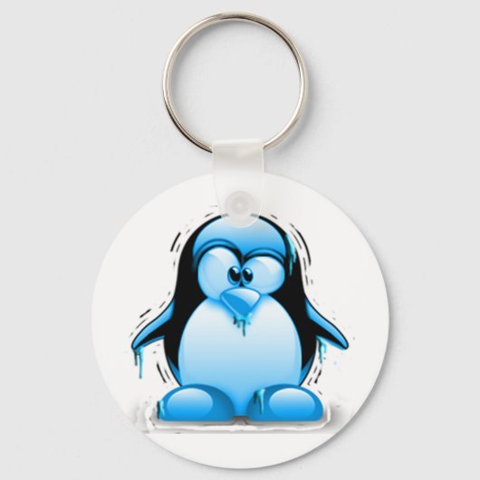 Cold Blue Tux Sleutelhanger (Voorkant)