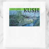 COLD CREEK KUSH RECHTHOEKIGE STICKER (Tas)