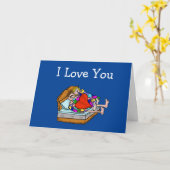 Cold Feet Romantische Valentijnsdag Kaart (Gele Bloem)