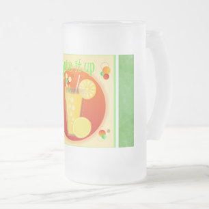 Cold Juice Beverage Green Frosted Mok