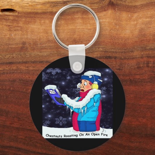 Cold KerstCaroler Sleutelhanger (Voorkant)