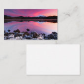 Cold Lake Sunset Visitekaartje (Voorkant / Achterkant)