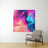 Cold multicolor beautiful futuristic pattern. Abst Wandkleed (In Situ (horizontaal))