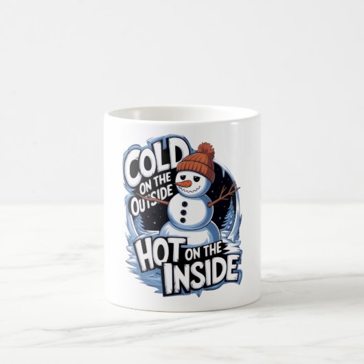 Cold Outside Hot Inside Mug Koffiemok (Center)