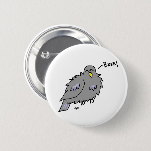 Cold Pigeon Button (Voorkant /achterkant)