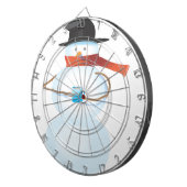 Cold Snowman Dartbord (Voorkant Rechts)