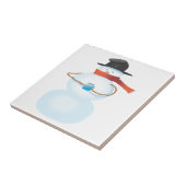 Cold Snowman Tegeltje (Zijkant)