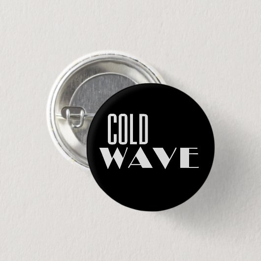 Cold Wave Button (Voorkant /achterkant)