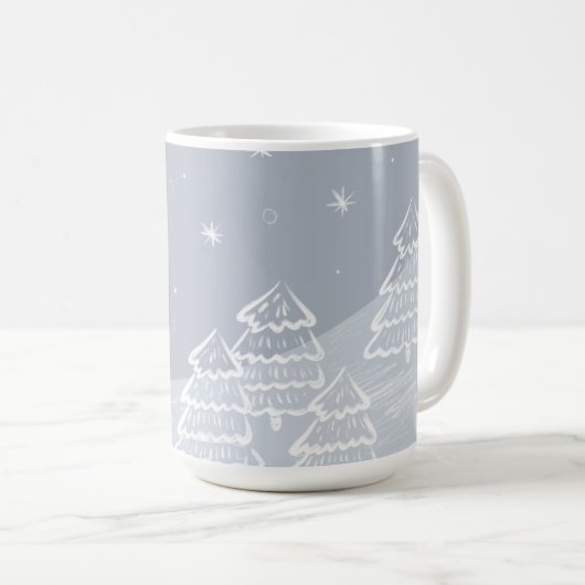 Cold winter koffiemok (Voorkant rechts)
