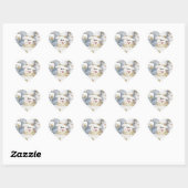 Cold Winter Snowman Hart Sticker (Vel)