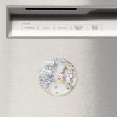 Cold Winter Snowman Magneet (Insitu (Vaatwasser))
