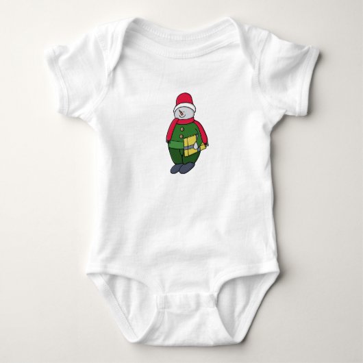 Cold Winter Snowman Romper (Voorkant)
