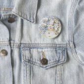 Cold Winter Snowman Ronde Button 5,7 Cm (In situ)