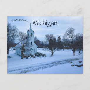Coldwater Road Chapel Flint Michigan, Verenigde St Briefkaart