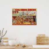 Cole Bros Circus Retourne Accueil Poster (Cuisine)